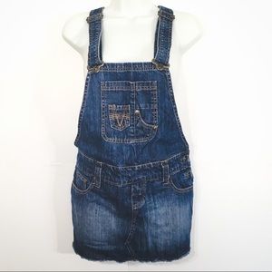 EUC NoBo Denim Skirt Overalls - size 7 (juniors)